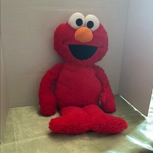 Sesame Street Elmo Red and Orange Stuffed Animal
